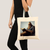 Bigfoot Reading Tote Bag (Voorkant (product))