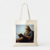 Bigfoot Reading Tote Bag (Achterkant)