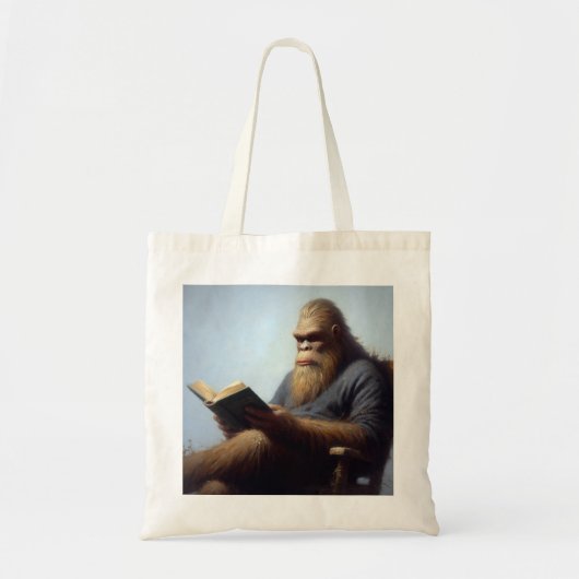 Bigfoot Reading Tote Bag (Voorkant)