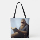 Bigfoot Reading Tote Bag (Achterkant)