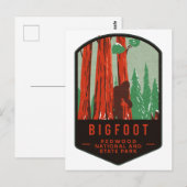Bigfoot Redwood National Park Briefkaart (Voorkant / Achterkant)