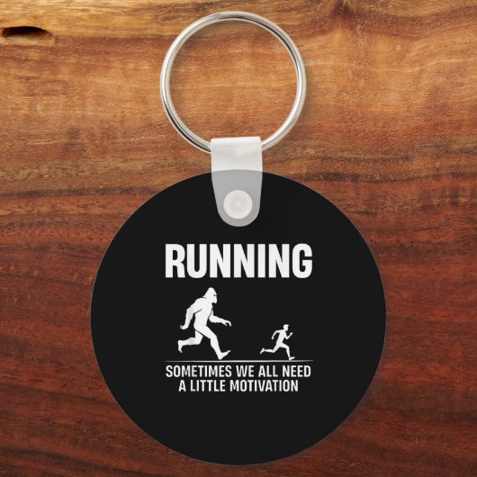 Bigfoot-rennen Soms hebben we allemaal een beetje  Sleutelhanger (Voorkant)