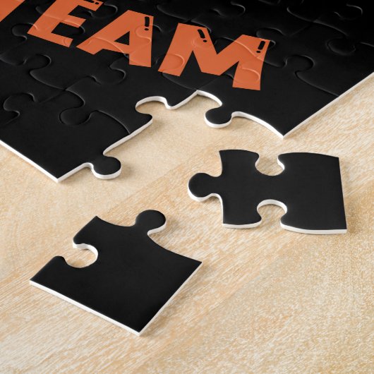 Bigfoot Research Team Retro Sasquatch Legpuzzel (Zijkant)