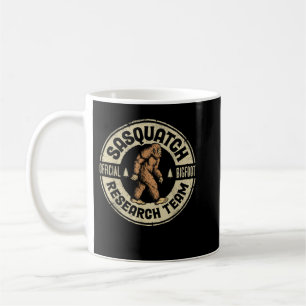 Bigfoot Research Team Retro Sasquatch Mannen Koffiemok