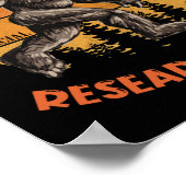 Bigfoot Research Team Retro  Sasquatch Poster (Hoek)