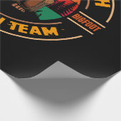 Bigfoot Research Team Retro Vintage Sasquatch Cadeaupapier (Hoek)