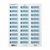 BIGFOOT RETOURADRES LABELS (Full Sheet)