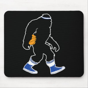 Bigfoot Retro Bysketbyll Gift voor Squatch Believe Muismat