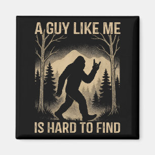 Bigfoot Retro Sasquatch Een Kerel Als Ik Is Moeili Magneet