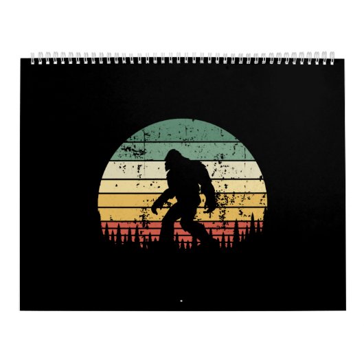 Bigfoot Retro Sunset Gift Kalender (Hoes)