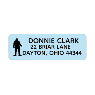 BIGFOOT RETURN ADDRESS LABELS