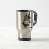 Bigfoot Riding a Unicorn Reisbeker (Voorkant rechts)