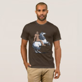 Bigfoot Riding a Unicorn T-shirt (Voorkant volledig)