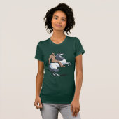 Bigfoot Riding a Unicorn T-shirt (Voorkant volledig)