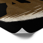 Bigfoot Riding Loch Ness Monster Funny Sasquatch  Poster (Hoek)