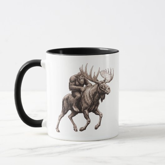 Bigfoot Riding Moose Mok (Links)