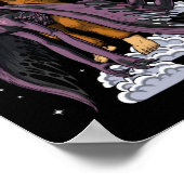 Bigfoot Riding Mothman Poster (Hoek)