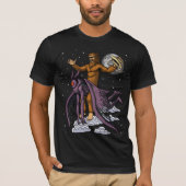 Bigfoot Riding Mothman T-shirt (Voorkant)