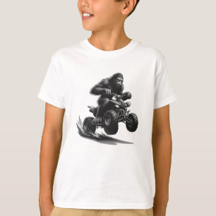 Bigfoot Riding Quad Bike T-shirt