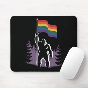 Bigfoot Rock On LGBTQ Progressieve Nieuwe Pride-vl Muismat