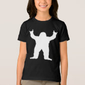 Bigfoot Rock On Tri-Blend Shirt (Voorkant)