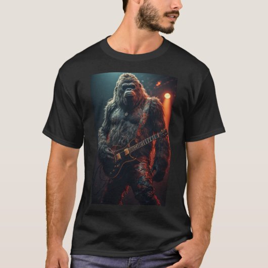 Bigfoot Rock Ster T-shirt (Voorkant)