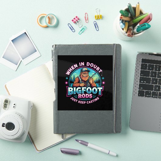 Bigfoot Rods When Your In Doubt Sticker (iPad Cover)