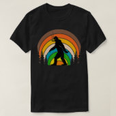 Bigfoot Roken een Cigar Cool Sasquatch  Ret T-shirt (Design voorkant)