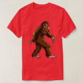 Bigfoot Roking Briar Pipe Sasquatch Tobacco Pipe T-shirt (Design voorkant)