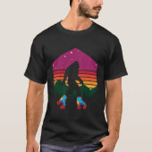 Bigfoot Rollerblade Rollerskate Skater T-shirt (Voorkant)