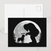 Bigfoot Rottweiler Boop Feestdagenkaart (Voorkant / Achterkant)