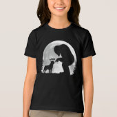 Bigfoot Rottweiler Boop Tri-Blend Shirt (Voorkant)