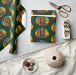Bigfoot Rugzak Wandelavontuur Grappig  Cadeaupapier