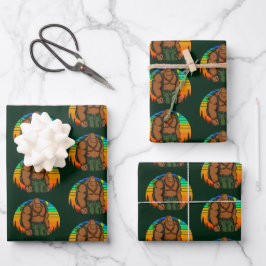 Bigfoot Rugzak Wandelavontuur Grappig Inpakpapier Vel