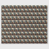 Bigfoot Running Cadeaupapier (Vlak)