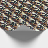 Bigfoot Running Cadeaupapier (Hoek)