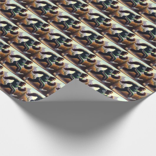 Bigfoot Running Cadeaupapier (Hoek)