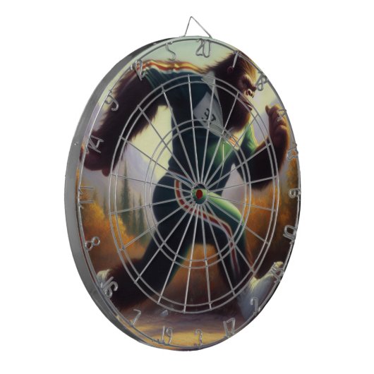 Bigfoot Running Dartbord (Voorkant Links)