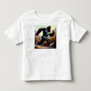 Bigfoot Running Kinder Shirts