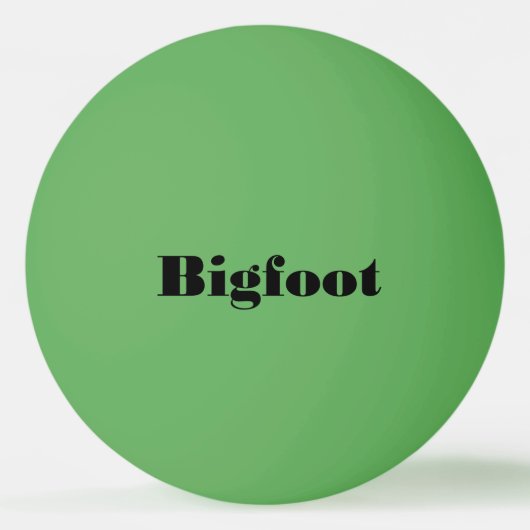 Bigfoot Running Pingpongbal (Achterkant)