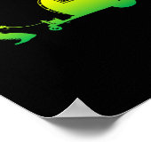 Bigfoot Rv Motorhome Camping Sasquatch Campervan G Poster (Hoek)