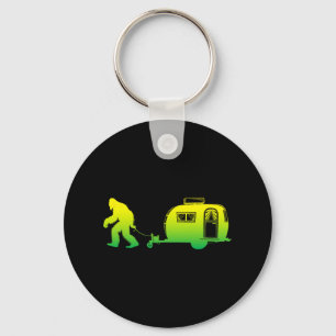 Bigfoot Rv Motorhome Kamperen Sasquatch Campervan Sleutelhanger