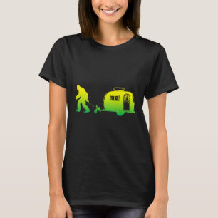 Bigfoot Rv Motorhome Kamperen Sasquatch Campervan  T-shirt