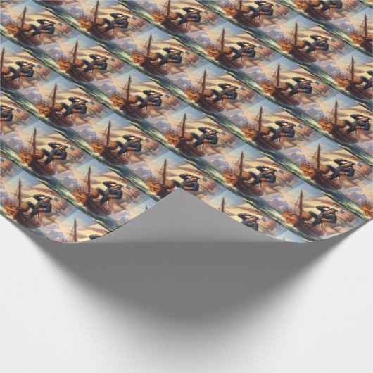 Bigfoot Sailor Cadeaupapier (Hoek)