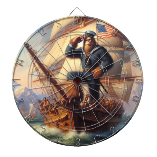 Bigfoot Sailor Dartbord (Voorkant)