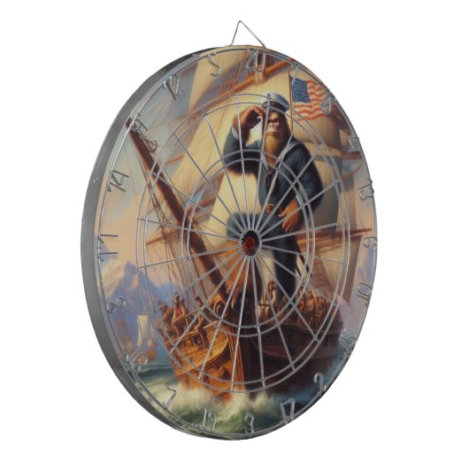 Bigfoot Sailor Dartbord (Voorkant Links)