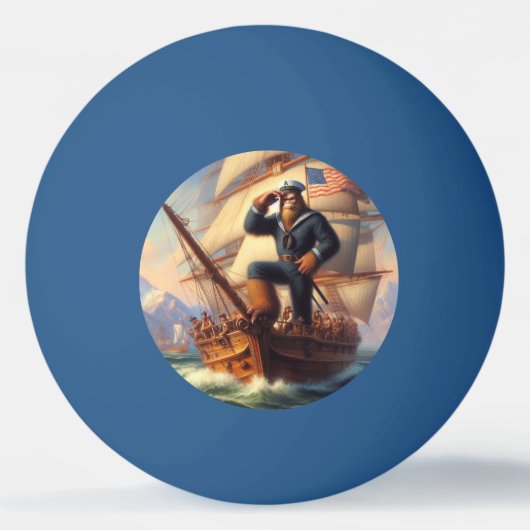 Bigfoot Sailor Pingpongbal (Voorkant)