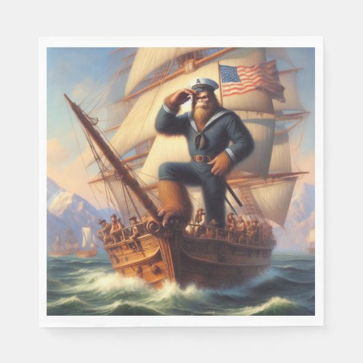 Bigfoot Sailor Servet (Voorkant)