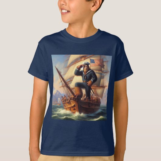 Bigfoot Sailor T-shirt (Voorkant)
