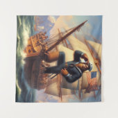 Bigfoot Sailor Wandkleed (Voorkant (horizontaal))